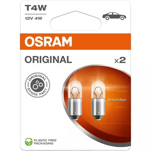 OSRAM T4W 2KPL - Auton polttimot - 4062172395984 - 1