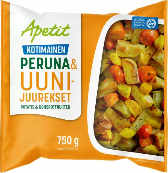 PERUNA JA UUNIJUUREKSET APETIT - Vihannespakasteet - 6430104923884 - 1
