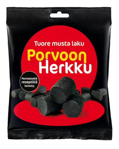 PORVOON HERKKU TUORE MUSTA LAKU 230G - Karkit - 6420295001324 - 1