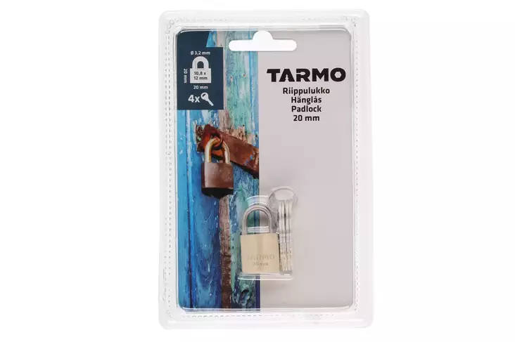 RIIPPULUKKO20MM TARMO - Muut työkalut - 6410413170124 - 1