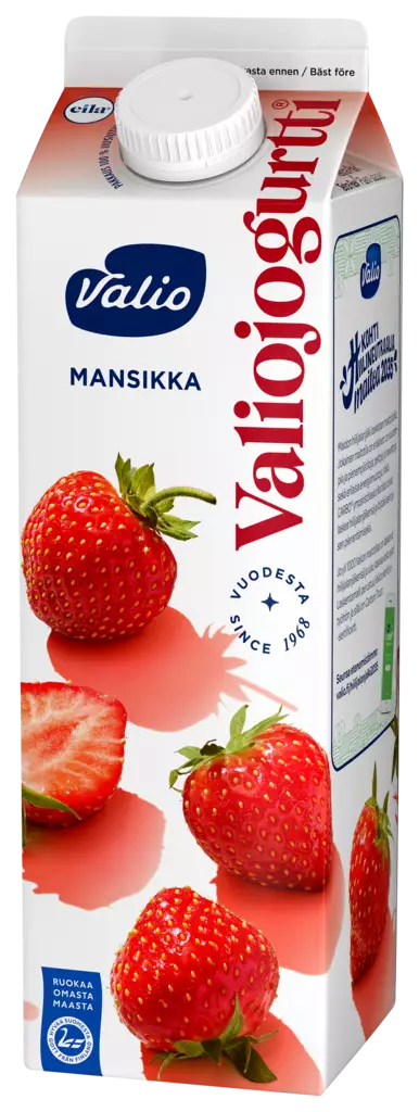 VALIOJOGURTTI MANSIKKA 1KG - Jogurtit - 6408430021024 - 1