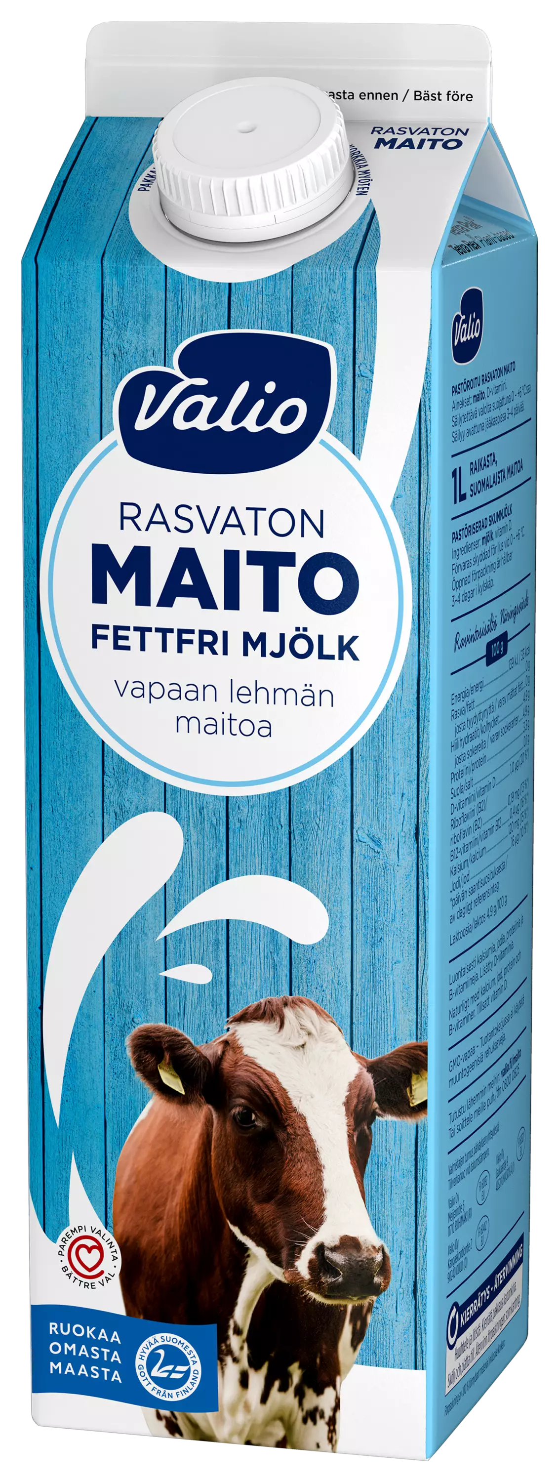 VALIO RASVATON MAITO 1L RASVATON MAITO 1L Laukaan S st market VALIO RASVATON MAITO 1L RASVATON MAITO 1L Laukaan S st market