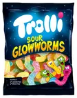 TROLLI SOUR GLOWWORMS VIINIKUMIMAKEINEN - Karkit - 4003084319385 - 1