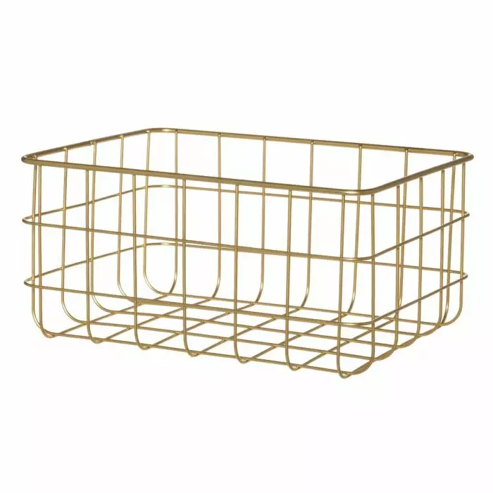 4LIVING SÄILYTYSKORI KULTA 25X20X12,5 - Pyöräily - 6410416376035 - 1