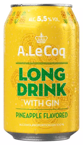A.LE COQ LD 5,5% PINEAPPLE 0,33L - Lonkerot - 6419800083115 - 1