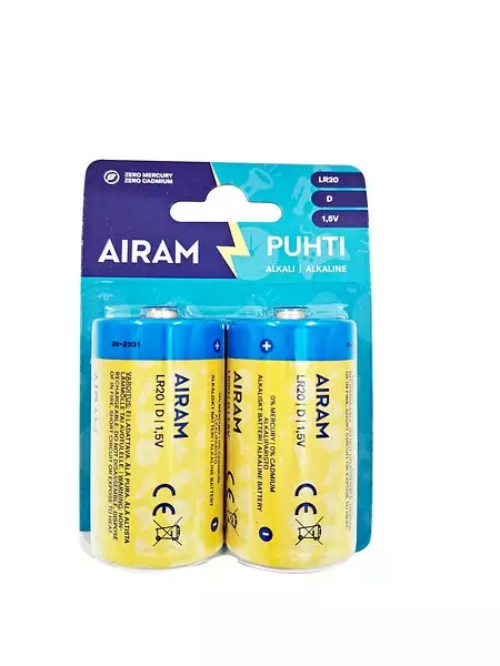 AIRAM LR 20 VOIMAPARISTO - Muut paristot - 6435200192455 - 1