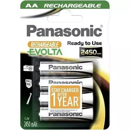 AKKU AA 2450 4KPL PANASONIC - Sormiparistot - 5410853050865 - 1