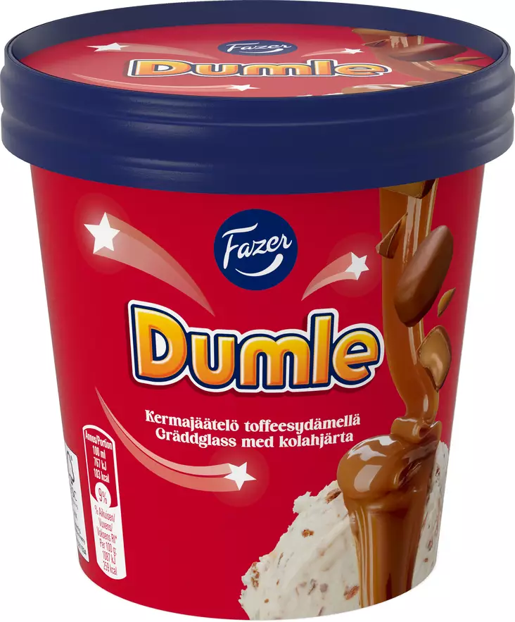 DUMLE KERMAJÄÄTELÖ FAZER - Jäätelöpakkaukset - 6430064406885 - 1