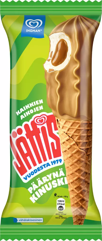 JÄTTIS PÄÄRYNÄ-KINUSKI JÄÄTELÖTUUTTI - Jäätelötuutit - 8721274820195 - 1