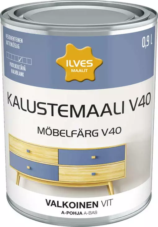 KALUSTEMAALI V40 A-POHJA ILVES - Spraymaalit - 6430026950135 - 1