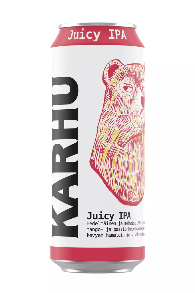 KARHU JUICY IPA 4,8% 0,5L - Oluet - 6415600581455 - 1