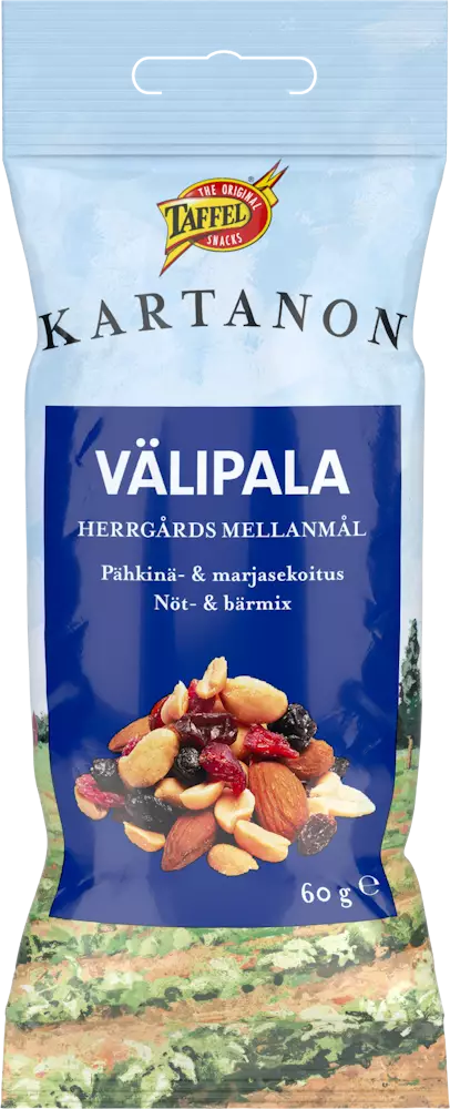 KARTANON PÄHKINÄ-MARJASEKOITUS 60G - Sipsit ja snacksit - 6410381092305 - 1