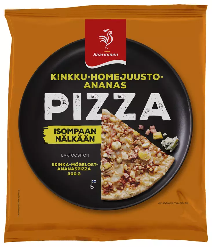 KINKKU-HOMEJUUSTO-ANANAS PIZZA - Mikroateriat - 6412000034765 - 1