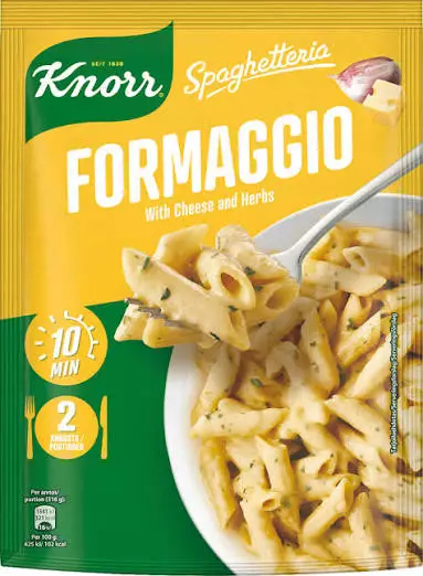 KNORR SPAGHETTERIA 157G FORMAGGIO - Muut elintarvikkeet - 8711200349135 - 1