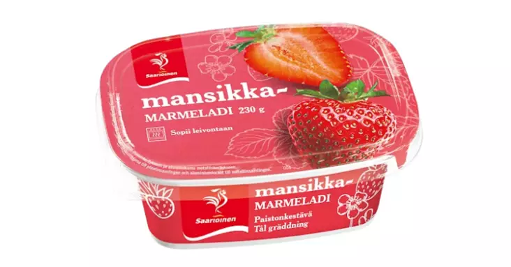 MANSIKKAMARMELADI 230G SAARIOINEN - Muut elintarvikkeet - 6412000016525 - 2