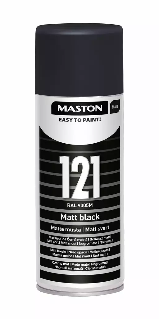 MATTA MUSTA SPRAYMAALI 400ML MASTON - Spraymaalit - 6412491001215 - 1