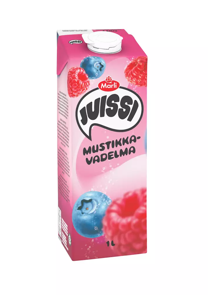 MUSTIKKA-VADELMAMEHUJUOMA JUISSI 1L - Mehut - 6415130027935 - 1