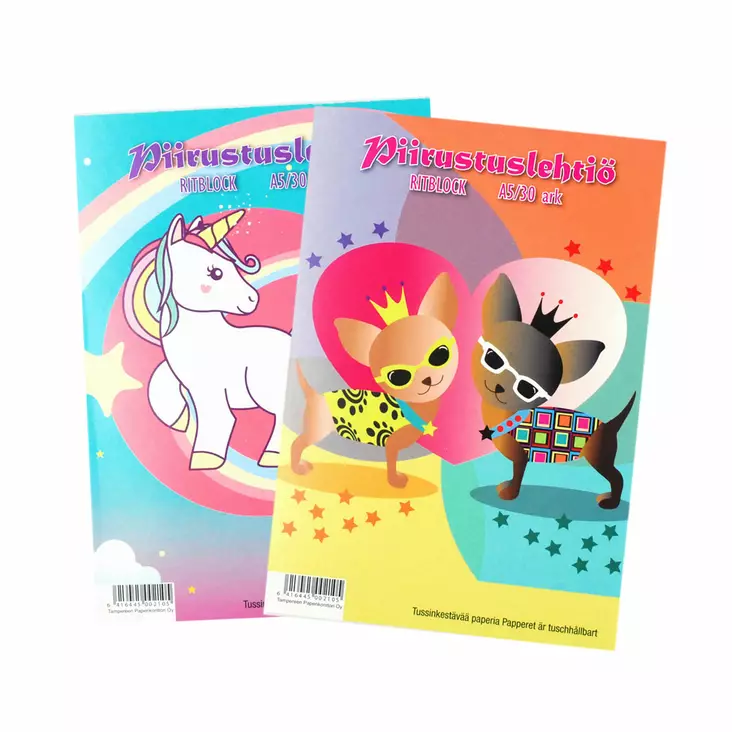 PIIRUSTUSLEHTIÖ A5/30 - Muut Vapaa-ajan tuotteet - 6416445002105 - 1