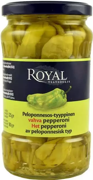 ROYAL VIHREÄ PEPPERONI - Vihannessäilykkeet - 5201194000905 - 1