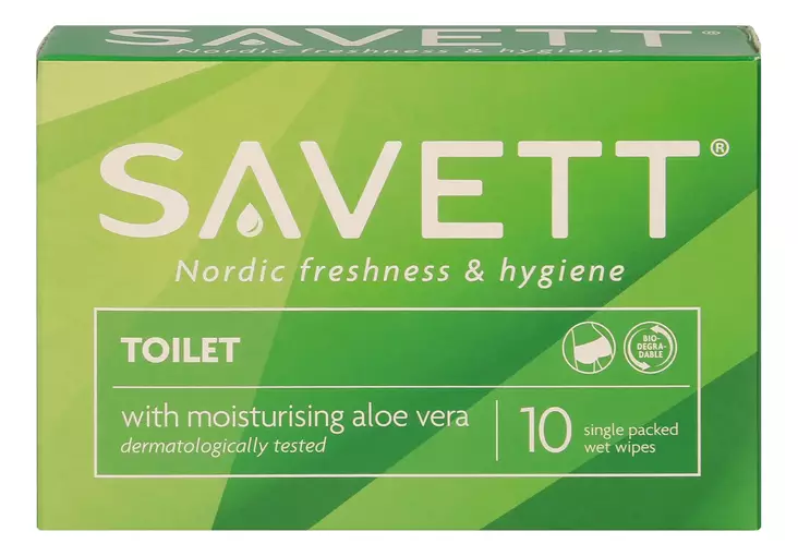 SAVETT TOILET KOSTEUSPYYHE - Muut Hygieniatuotteet - 7310613524255 - 1