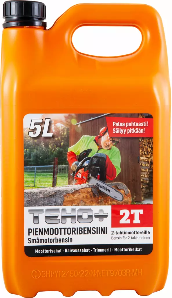 TEHO+ 2T BENSIINI - Pienkoneiden polttoaineet - 6417196777625 - 1