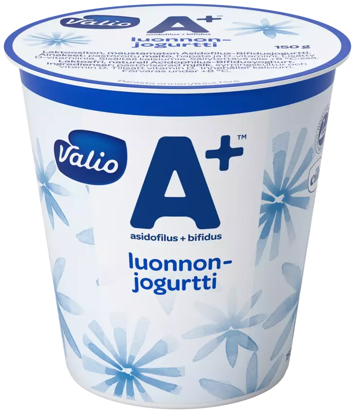VALIO A+ LUONNONJOGURTTI 150G LAKTOOSITO - Jogurtit - 6408430024995 - 1