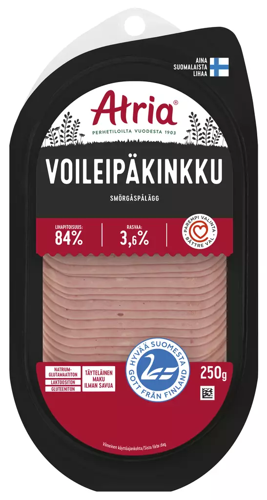VOILEIPÄKINKKU 250G ATRIA - Leivänpäälliset / Leikkeleet - 6407880081275 - 1