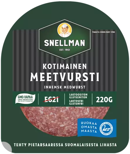 KOTIMAINEN MEETVURSTI 220G SNELLMAN - Leivänpäälliset / Leikkeleet - 6409620003486 - 1