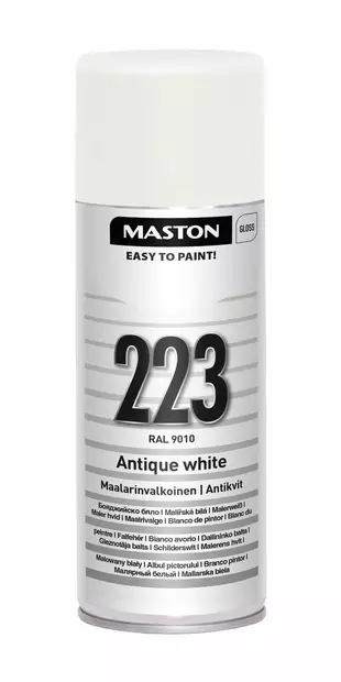 MAALARINVALKOINE SPRAYMAALI 400ML MASTON - Spraymaalit - 6412491002236 - 1