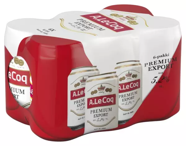 A LE COQ EXPORT 5,2% 0,33L 6-PACK - Oluet - 6419800011606 - 1