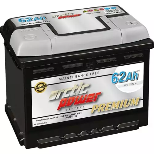 ARCTIC POWER AKKU 62AH - Auton Akut - 6417196781356 - 1