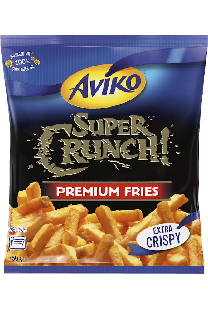 AVIKO SUPER CRUNH PREMIUM FRIES - Perunapakasteet - 8710449936106 - 1
