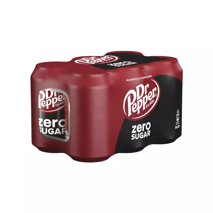 DR PEPPER ZERO SUGAR 6-PACK - Limonadit - 6415600596626 - 1