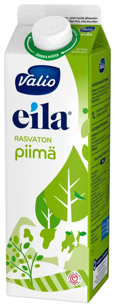 EILA RASVATON PIIMÄ LAKTOOSITON - Viilit / Vanukkaat - 6408430001996 - 1