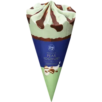 FAZER PREMIUM PEAR YOGHURT TUUTTI - Jäätelötuutit - 6430064408766 - 1