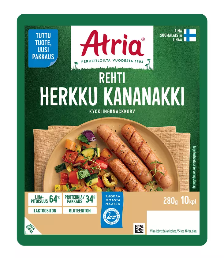 HERKKU KANA NAKKI ATRIA - Makkarat ja Nakit - 6407870074386 - 1