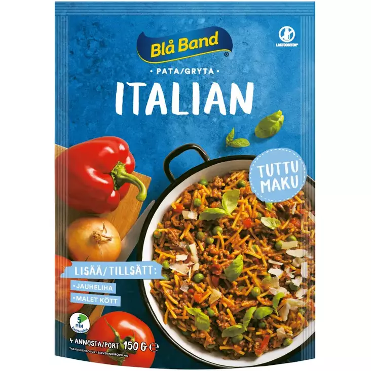 ITALIAN PATA AINEKSET BLÅ BAND - Muut elintarvikkeet - 7322550038306 - 1