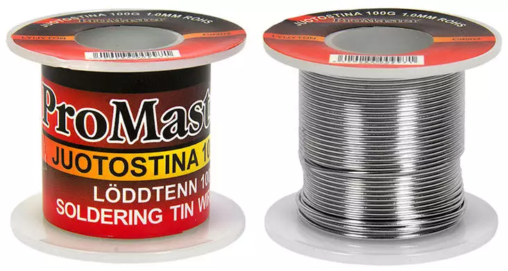 JUOTOSTINA 50G 0.5MM ROHS - Sähkön asennus - 6420286891996 - 1