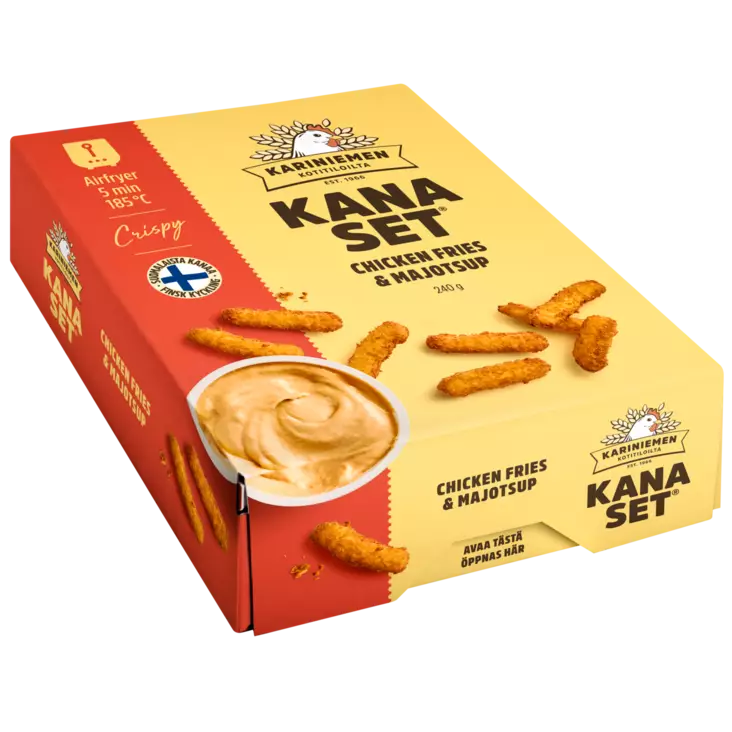 KANASET CHICKEN FRIES&MAJOTSUP - Mikroateriat - 6409100001056 - 1