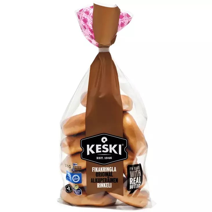KESKI ALKUPERÄINEN RINKELI 378G - Leivonnaiset - 6409720001016 - 1