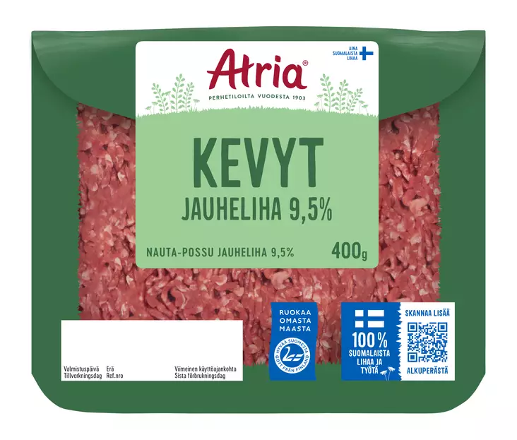 KEVYT JAUHELIHA 9,5% ATRIA - Sianliha - 6407830032586 - 1