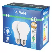 LED FG OP4,5W/840 E 27 2-PACK - E27 Lamput - 6435200260826 - 1