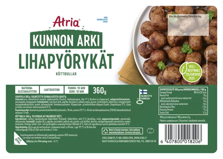 LIHAPYÖRYLÄT ATRIA - Mikroateriat - 6407800018206 - 1