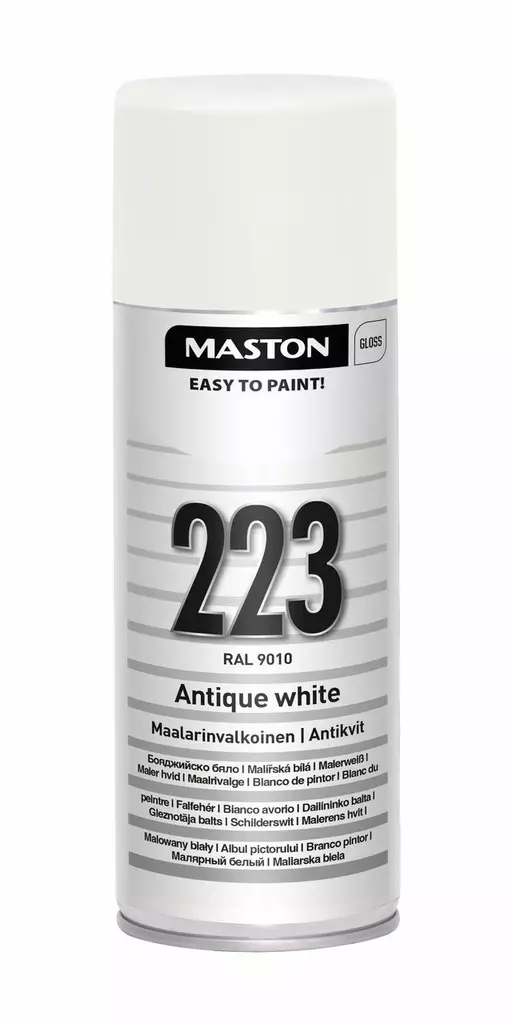 MAALARINVALKOINE SPRAYMAALI 400ML MASTON - Spraymaalit - 6412491002236 - 1