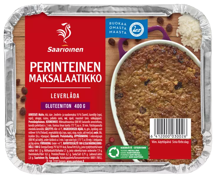 MAKSALAATIKKO 400G SAARIOINEN - Mikroateriat - 6412000030026 - 1
