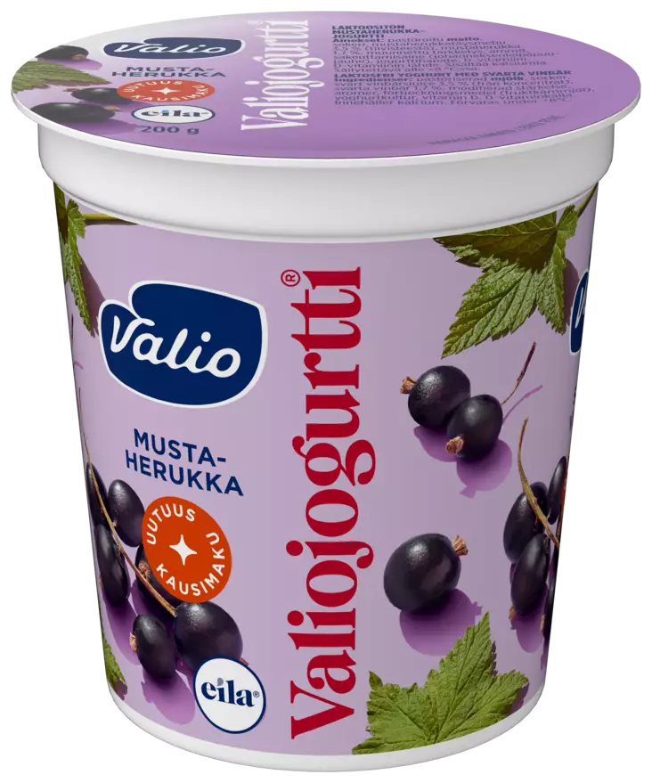 MUSTAHERUKKA JOGURTTI VALIO - Jogurtit - 6408430401406 - 1