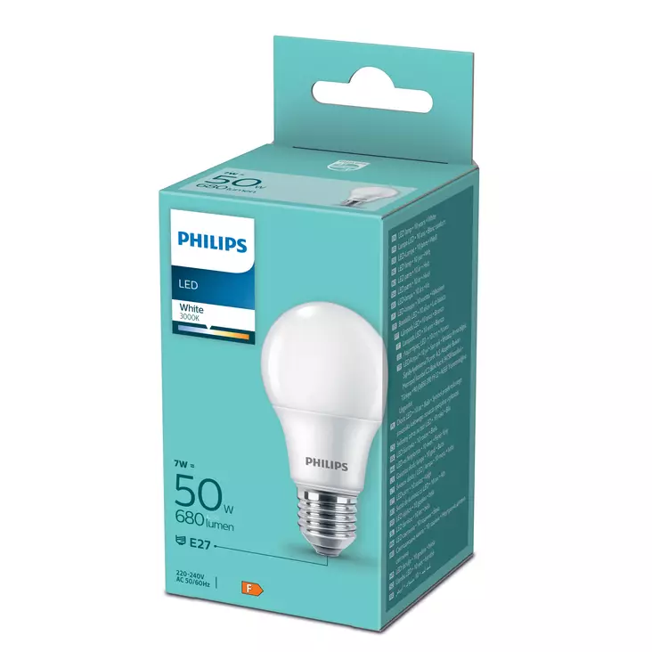 PHILIPS LED E27 7W 680LM - E27 Lamput - 8718699630546 - 1
