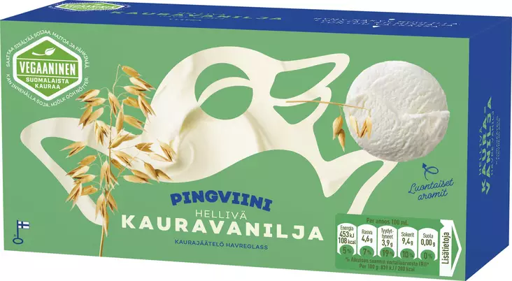 PINGVIINI KAURAVANILJA 1L - Jäätelöpakkaukset - 6430064404836 - 1