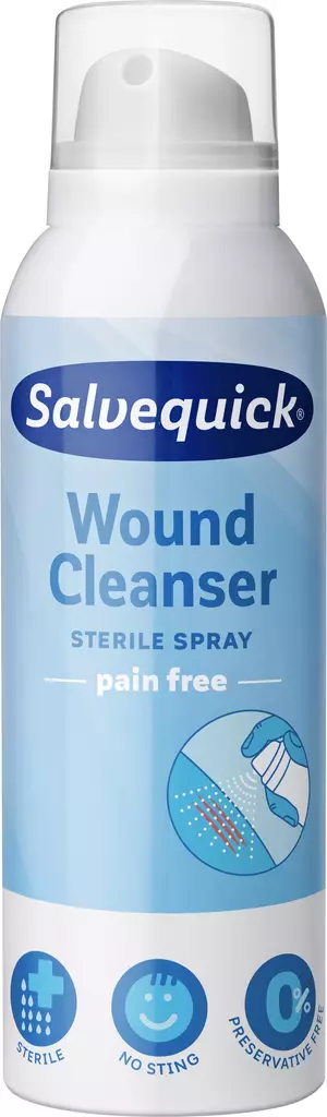 SALVEQUICKMED WOUND KLEAN SPRAY 100ML - Muut Hygieniatuotteet - 7310610011796 - 1