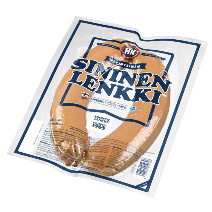 SININEN LENKKI 580 G HK - Makkarat ja Nakit - 6409100050306 - 1